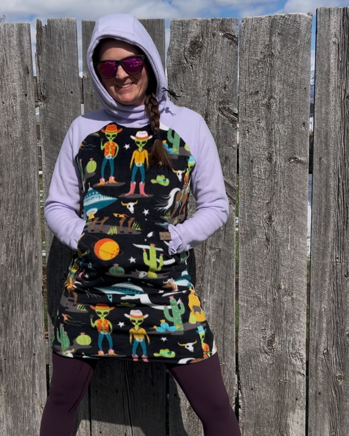 Space Cowboy Fleece Dress - Women's Small