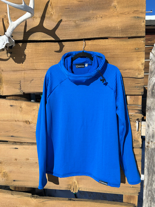 Ready Made Power Grid™ Base Layer Hoodie in Royal - Men's Medium