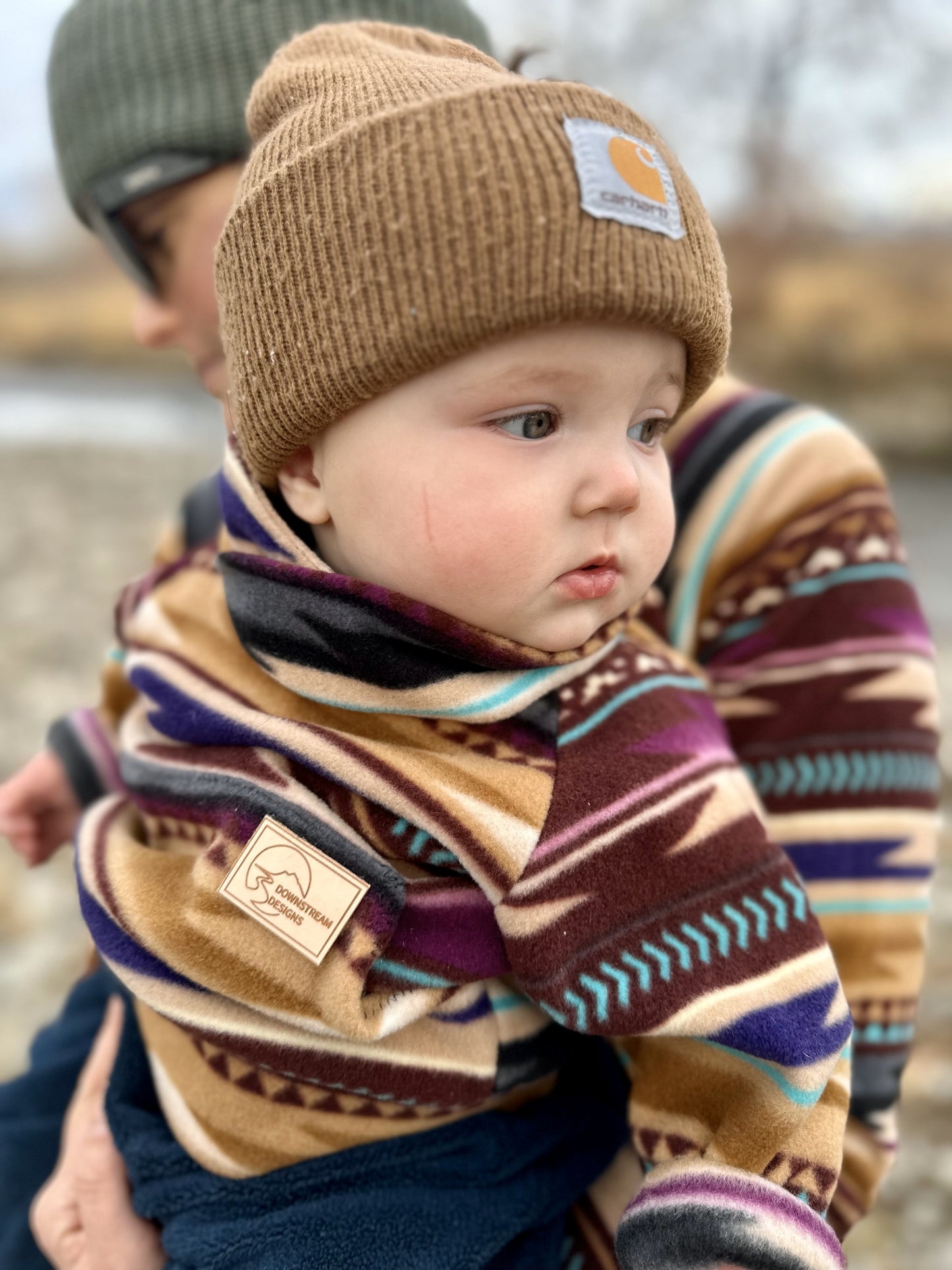 Alpenglow Kids Cowl Neck Fleece