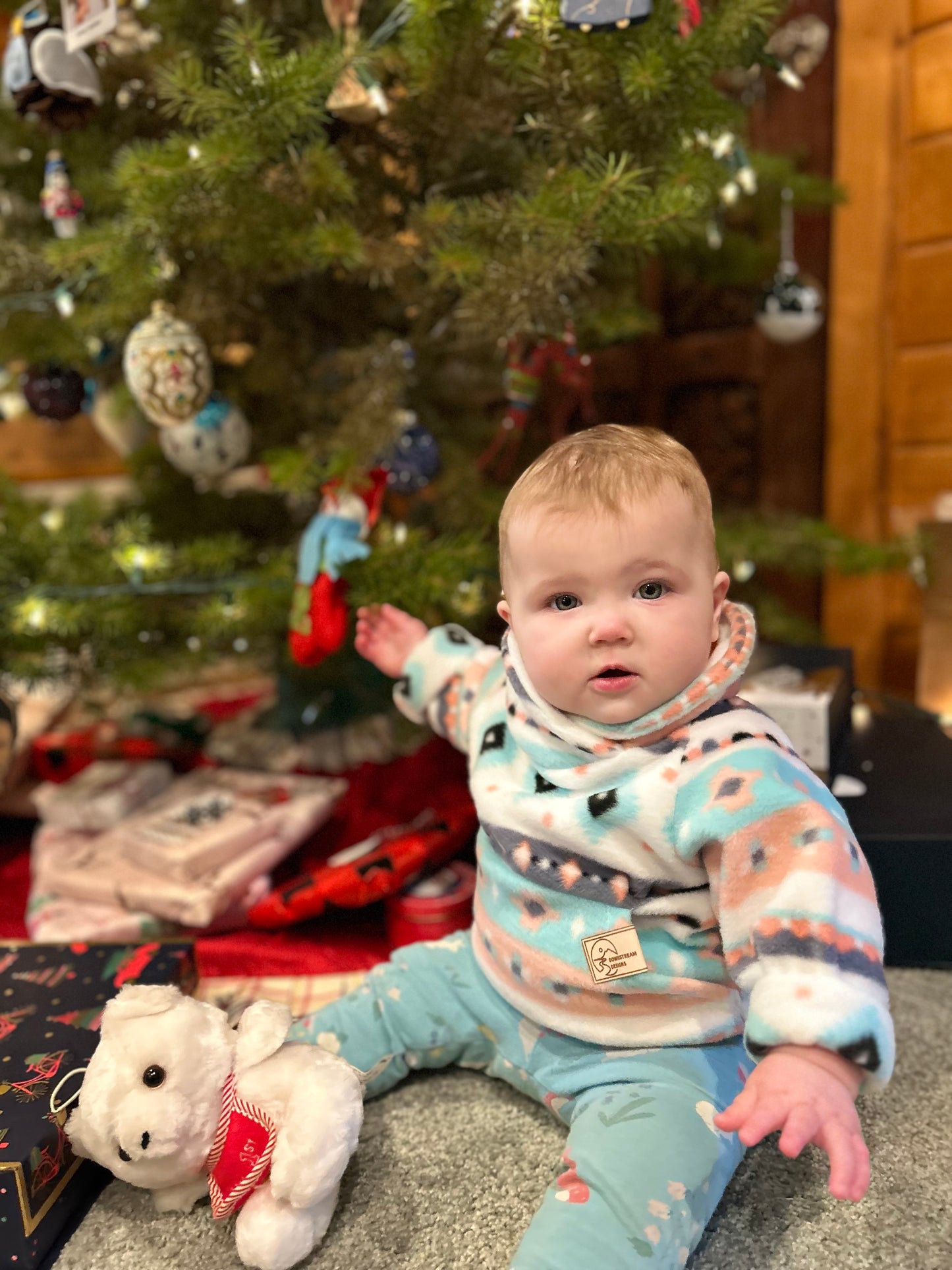 Snow Bunny Kids Cowl Neck Fleece