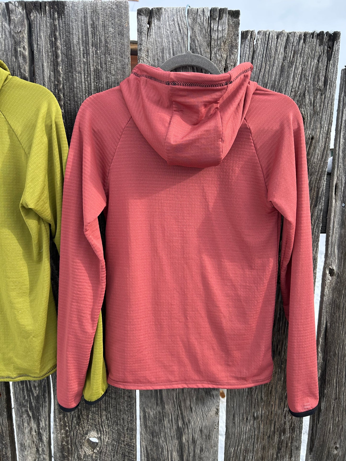 Power Grid™ Lightweight Base Layer Hoodie in Coral