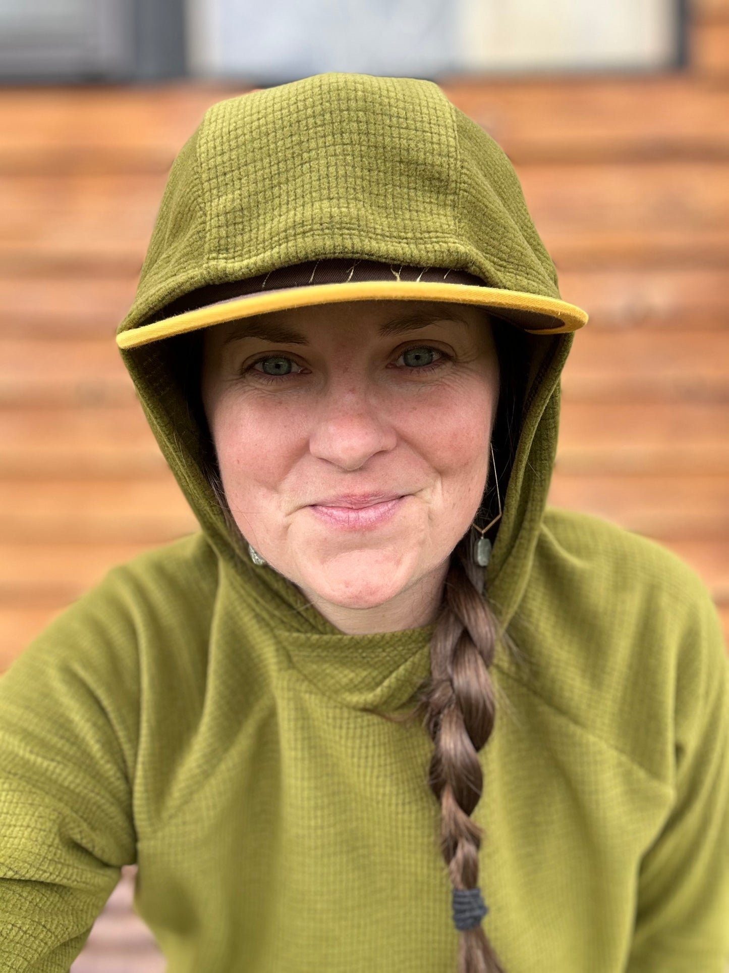 Power Grid™ Kangaroo Pocket Hoodie in Kelp