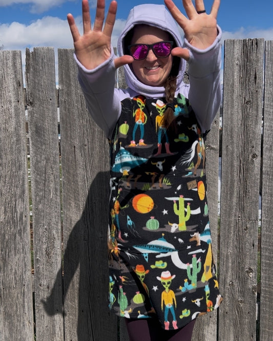 Space Cowboy Fleece Dress - Women's Small