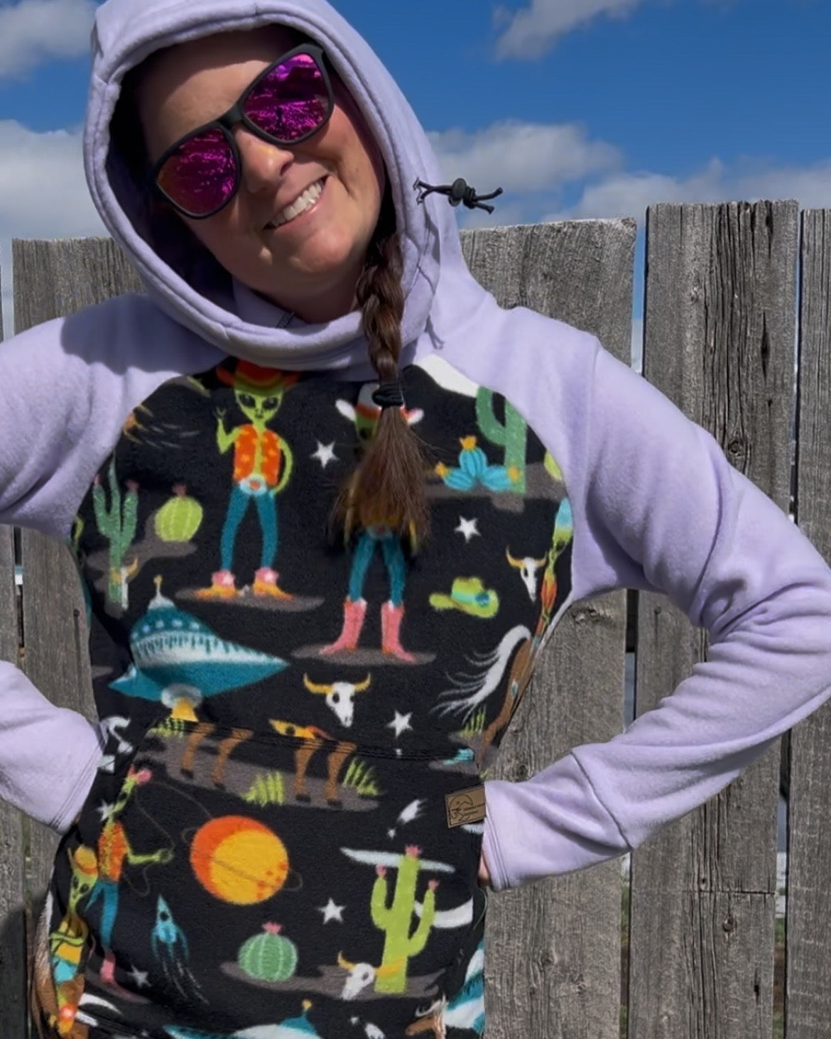 Space Cowboy Fleece Dress - Women's Small