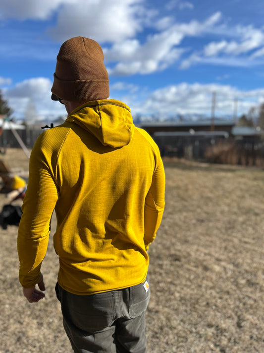 Power Grid™ Lightweight Base Layer Hoodie in Sunnyside