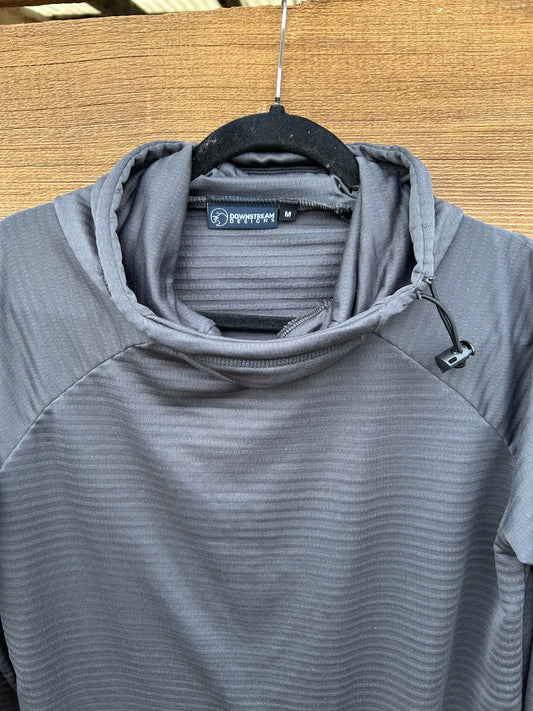Power Grid™ Lightweight Base Layer Hoodie in Charcoal