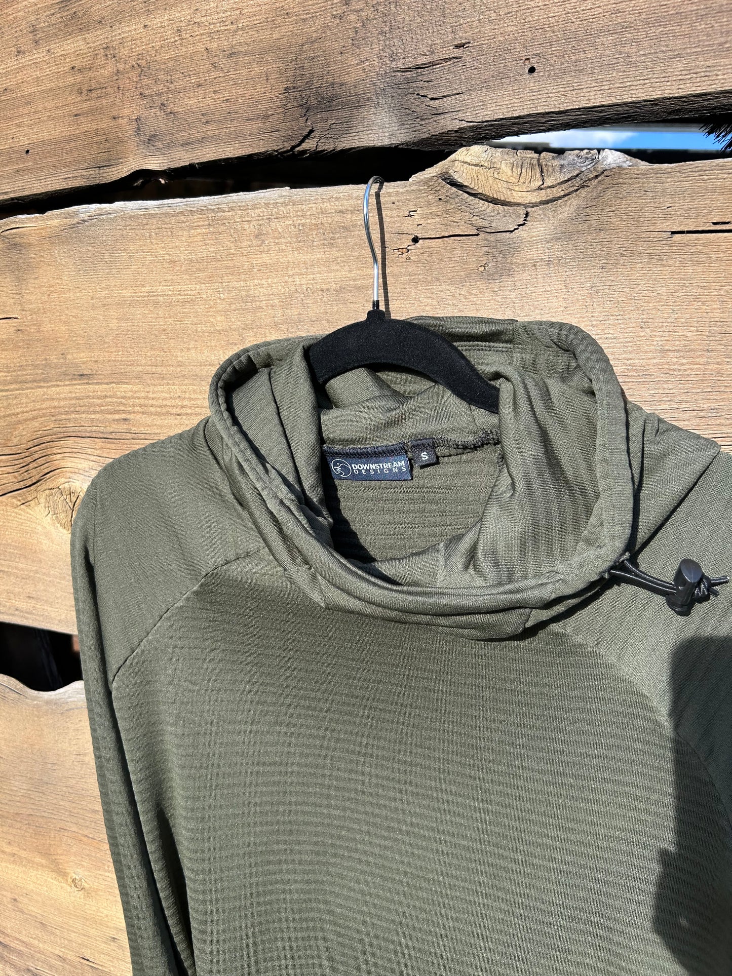 Power Grid™ Lightweight Base Layer Hoodie in Pine