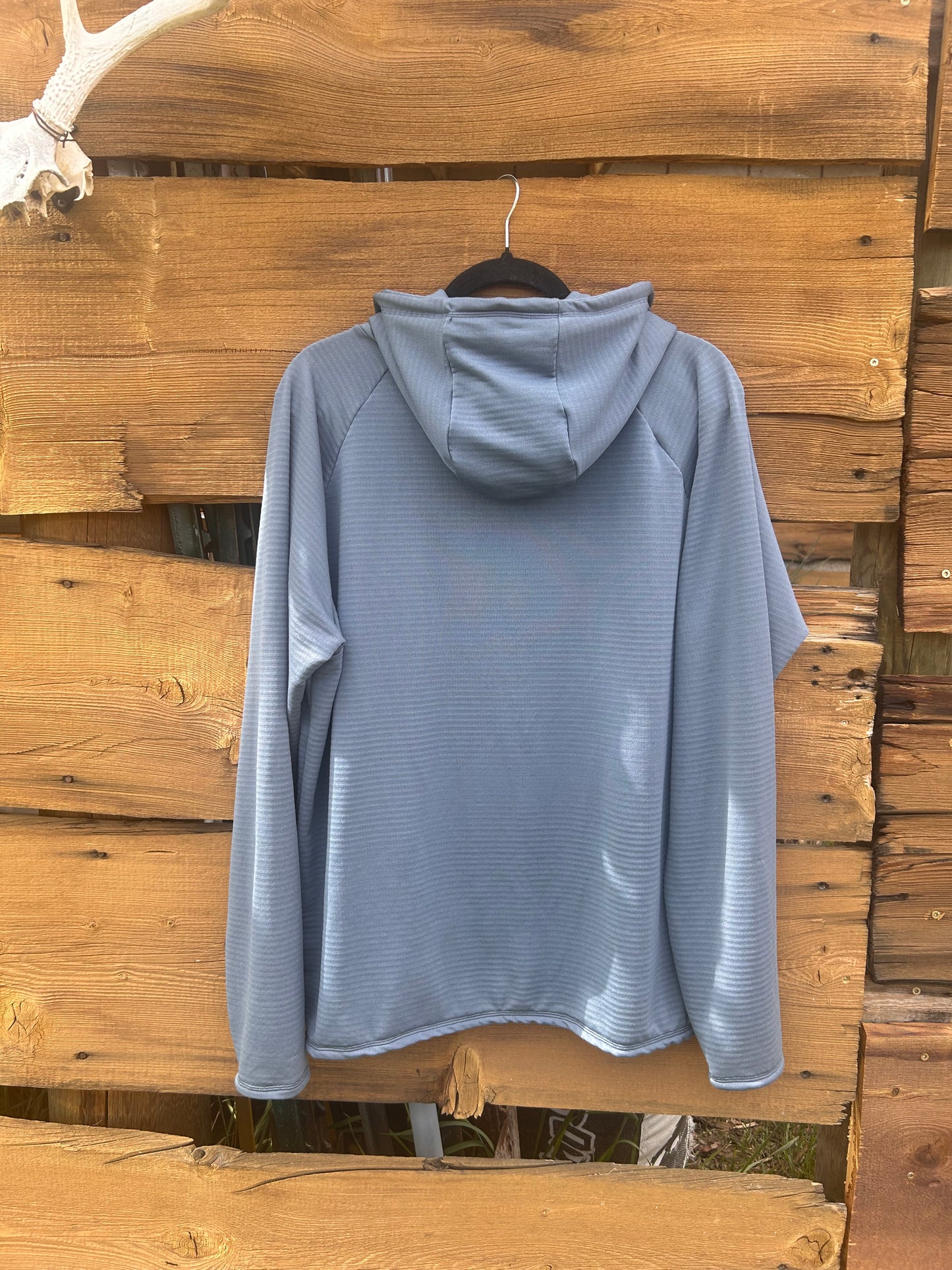 Power Grid™ Lightweight Base Layer Hoodie in Blue Slate