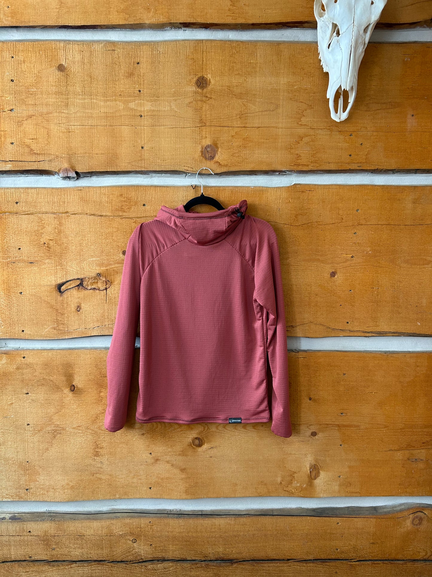 Power Grid™ Lightweight Base Layer Hoodie in Coral