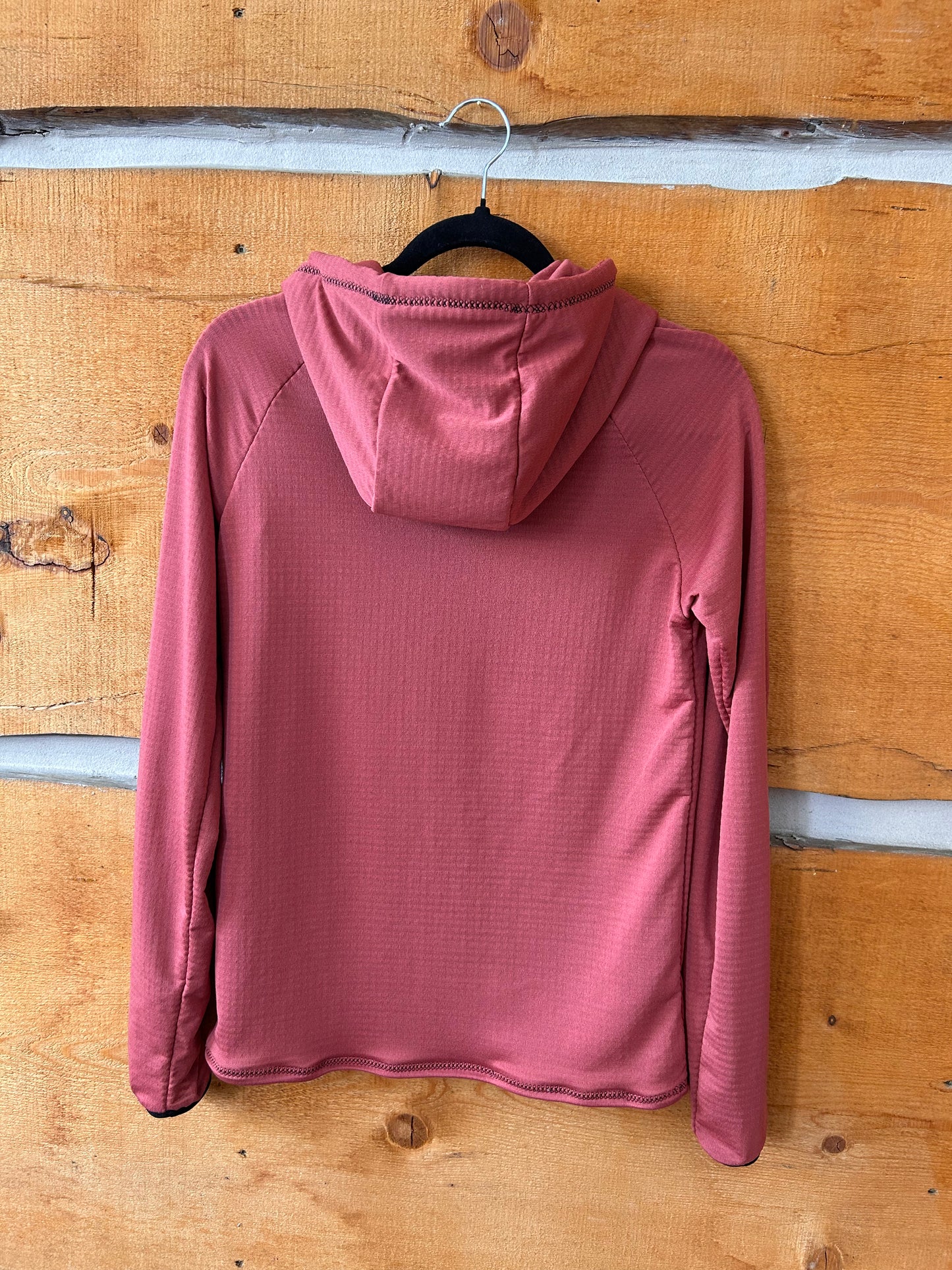 Power Grid™ Lightweight Base Layer Hoodie in Coral