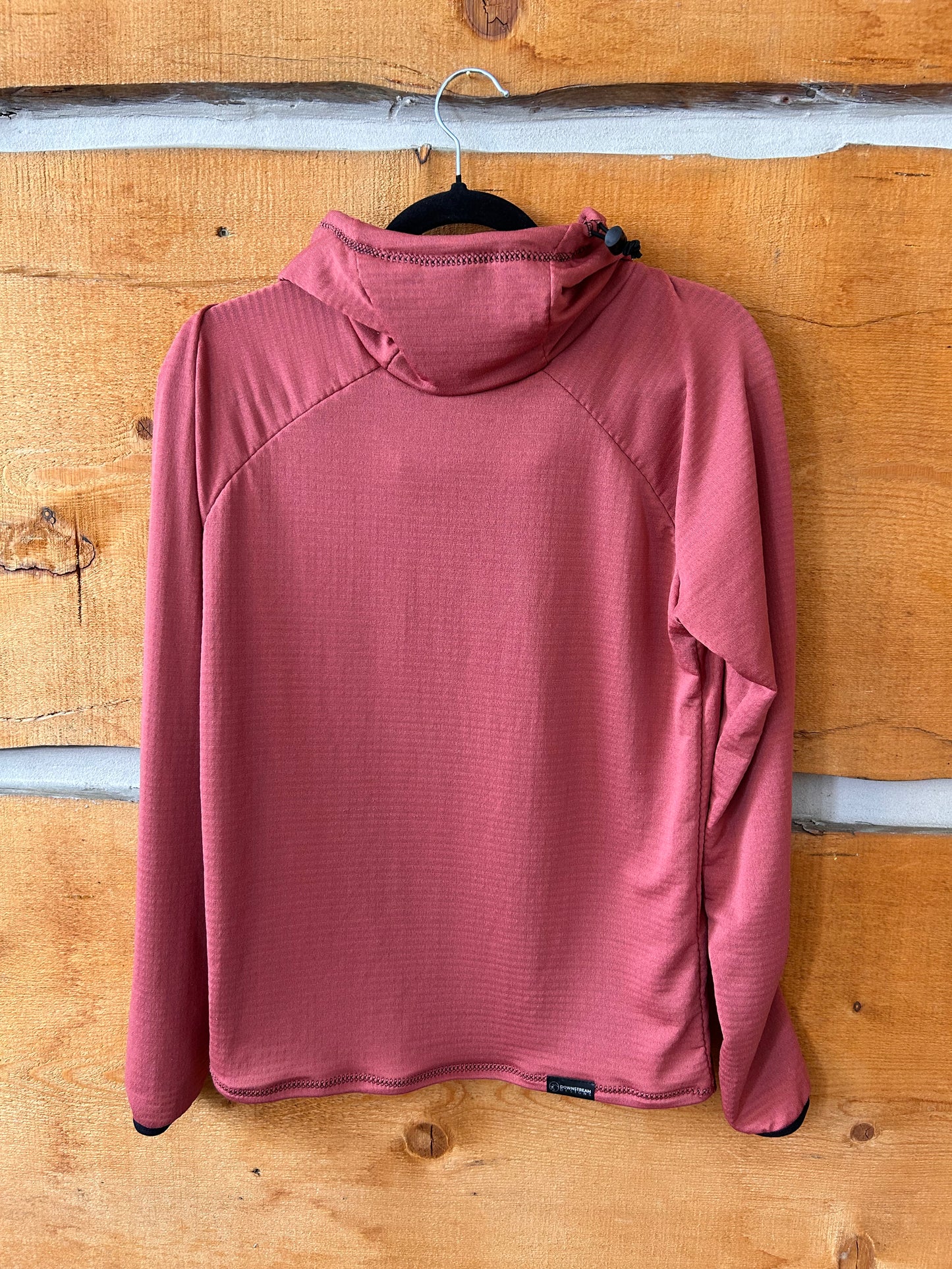 Power Grid™ Lightweight Base Layer Hoodie in Coral