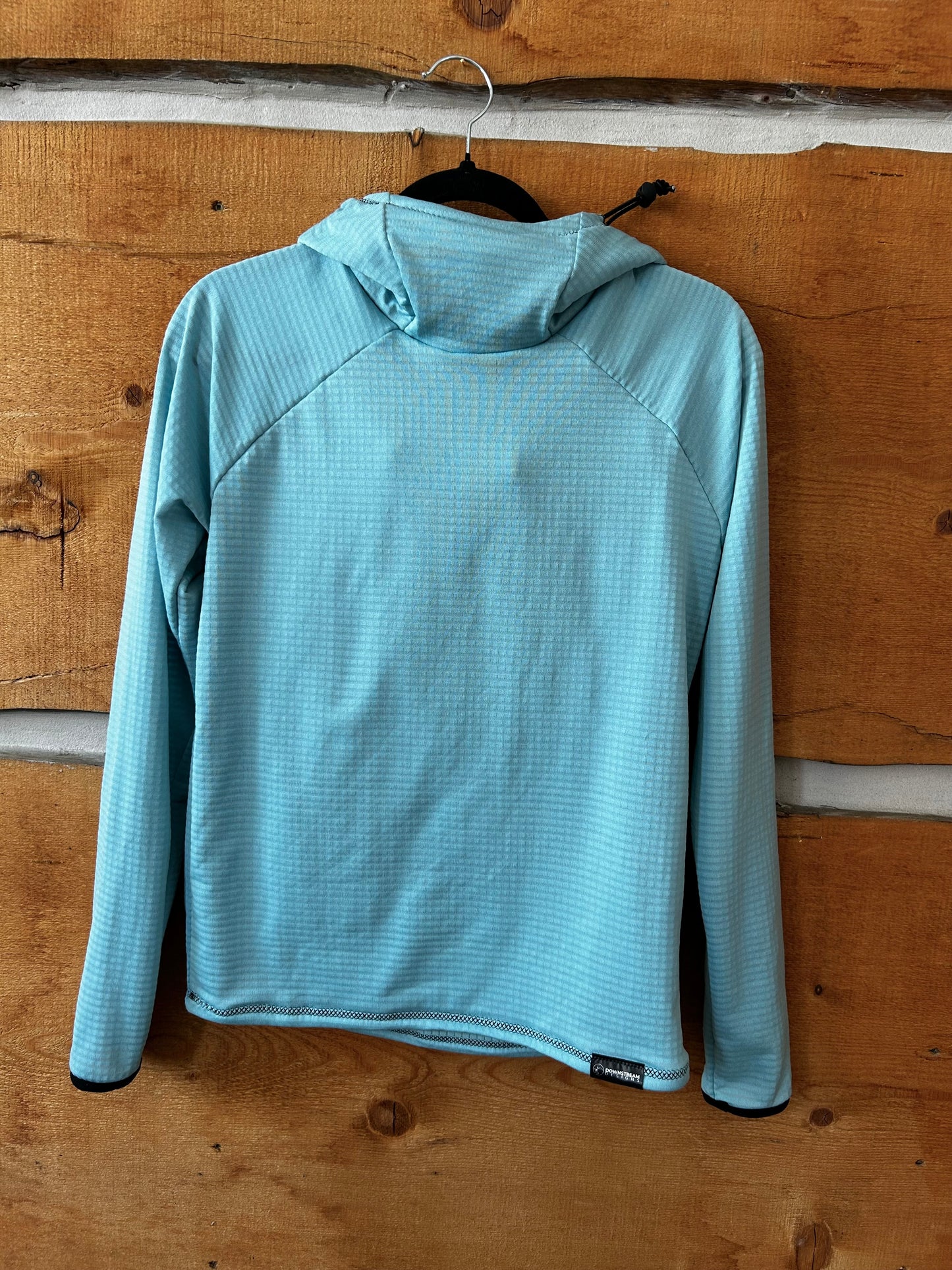 Power Grid™ Lightweight Base Layer Hoodie in Ice Blue