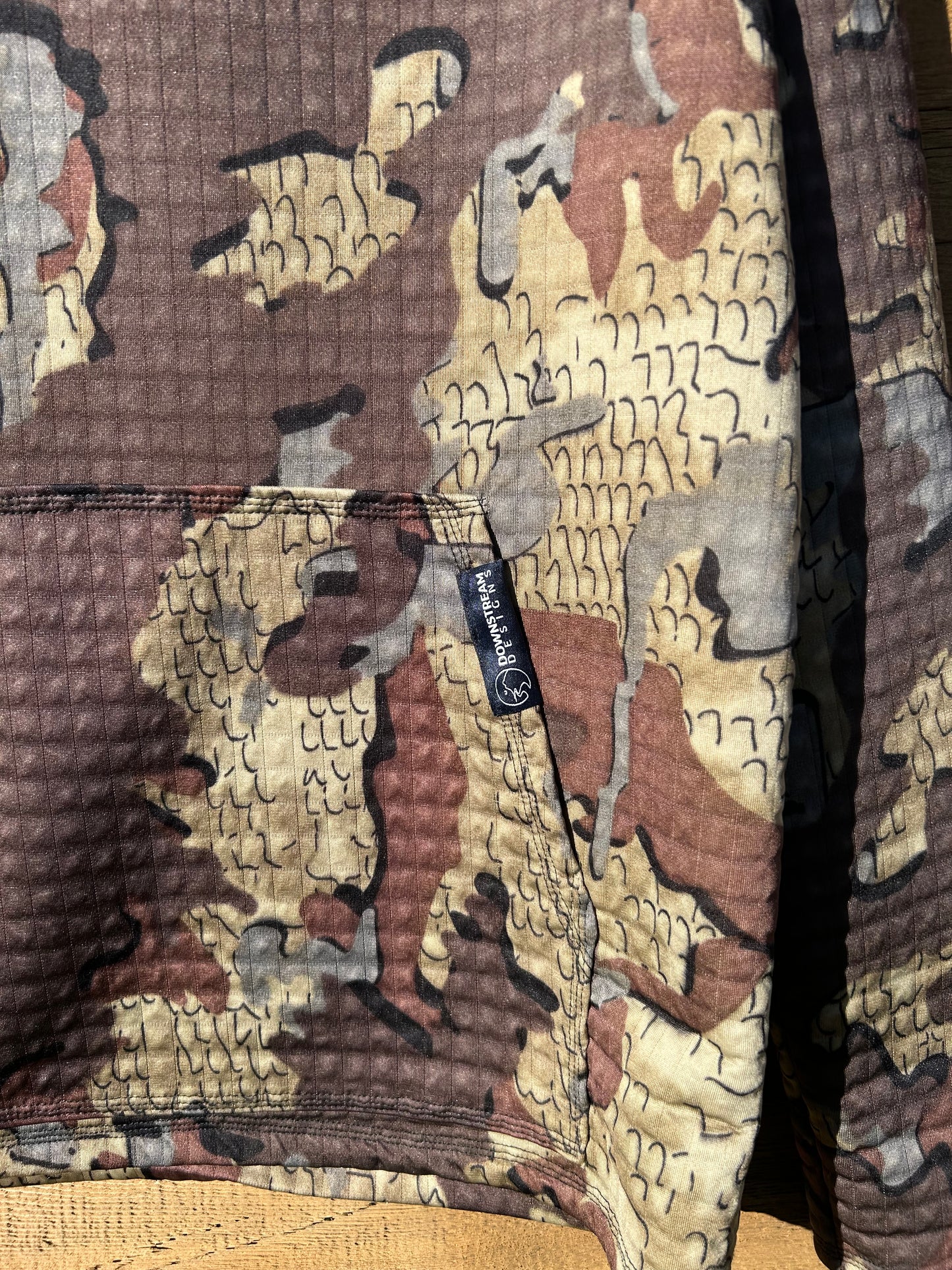 Polartec® Power Air™ Quilted Camo Hoodie