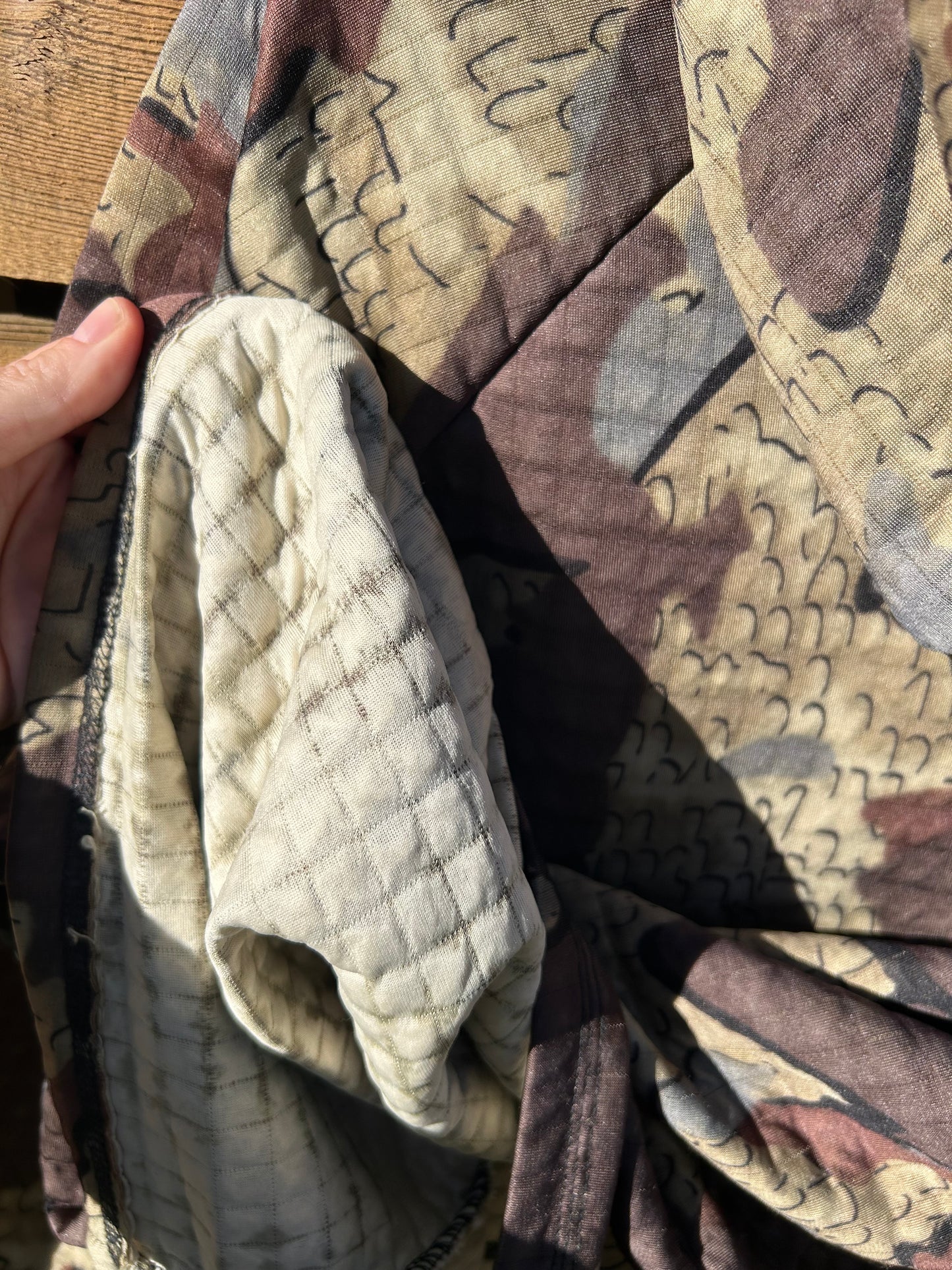 Polartec® Power Air™ Quilted Camo Hoodie