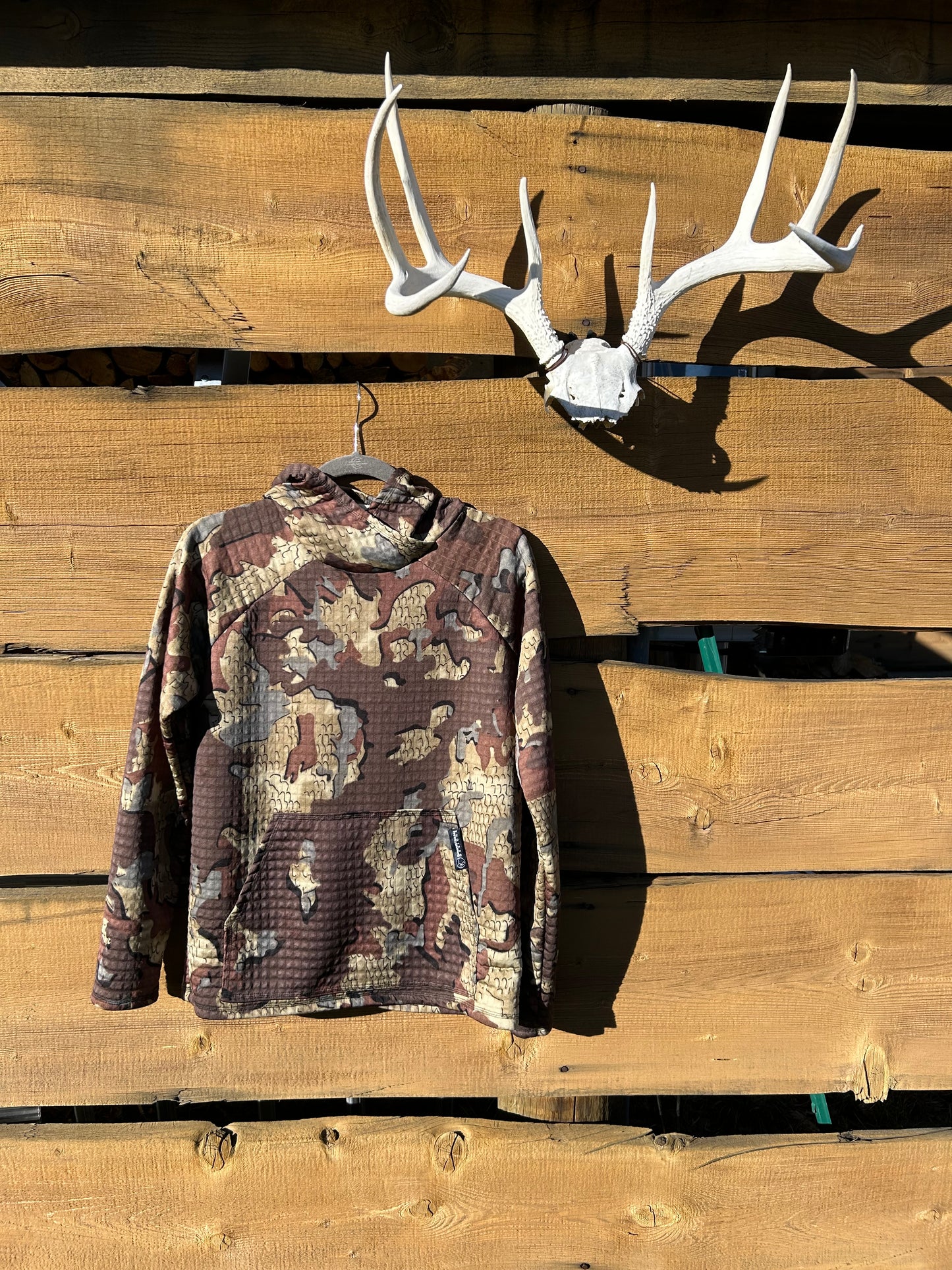 Polartec® Power Air™ Quilted Camo Hoodie