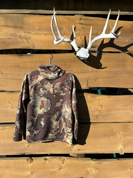 Polartec® Power Air™ Quilted Camo Hoodie