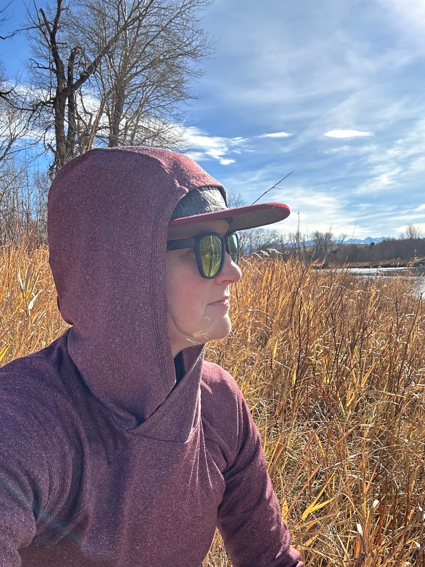 Power Wool™ Shoulder Season Hooded Shirt